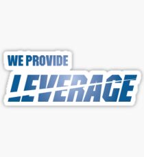 We Provide Leverage Sticker