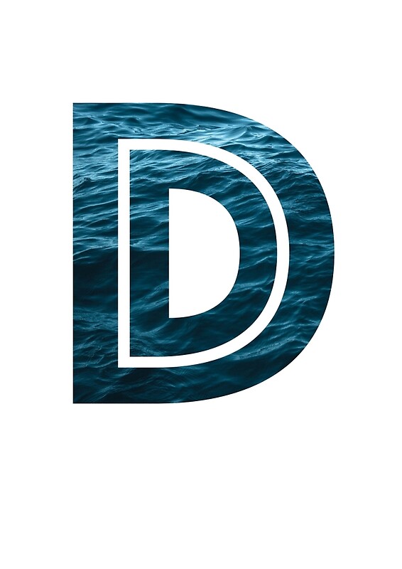 "The Letter "D" Ocean" By Mike Gallard | Redbubble