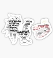 Roosterteeth Employee Typography Sticker