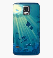 Deep Blue Case/Skin for Samsung Galaxy