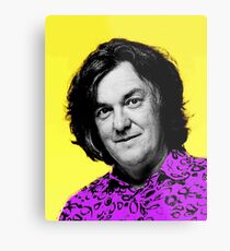 Top Gear Inspired Pop Art James May Metal Print