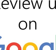 review us on google sticker