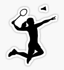 Badminton woman girl Sticker