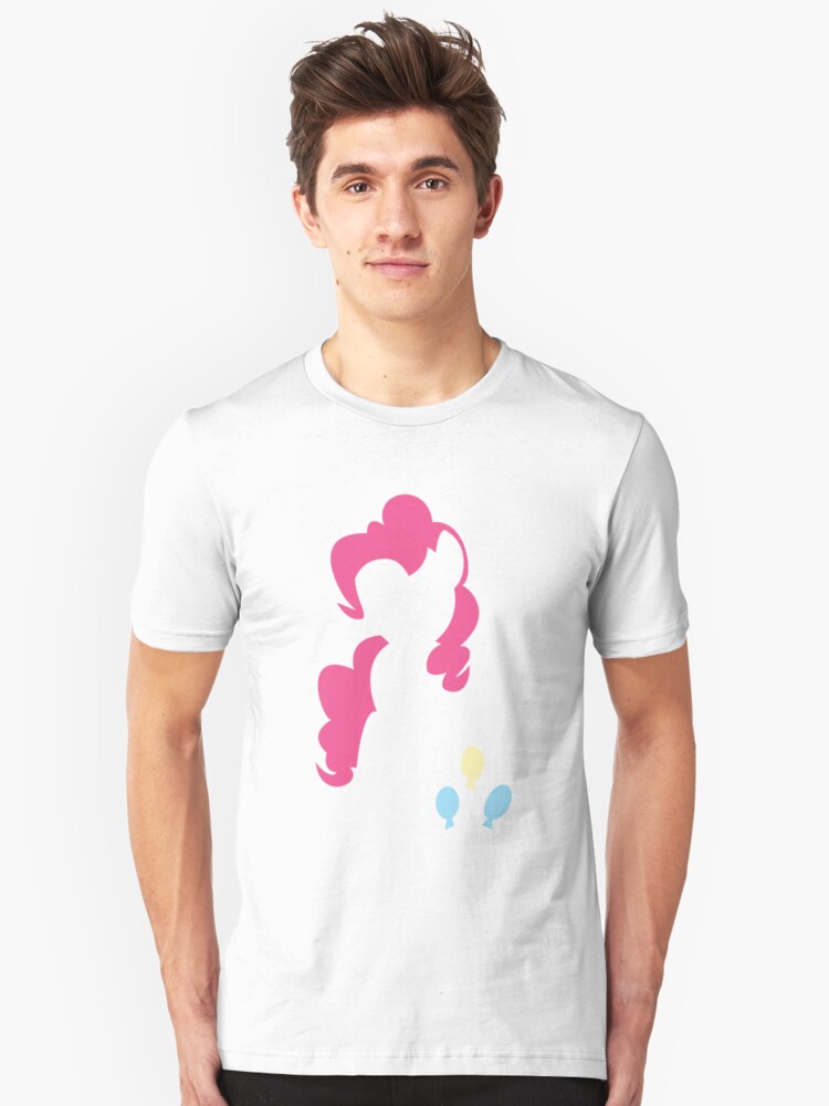 Alternate view of Pinkie Pie Silhouette Slim Fit T-Shirt