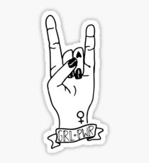 grl pwr Sticker