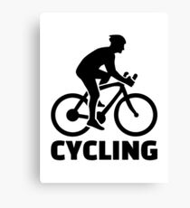 Cycling Canvas Print