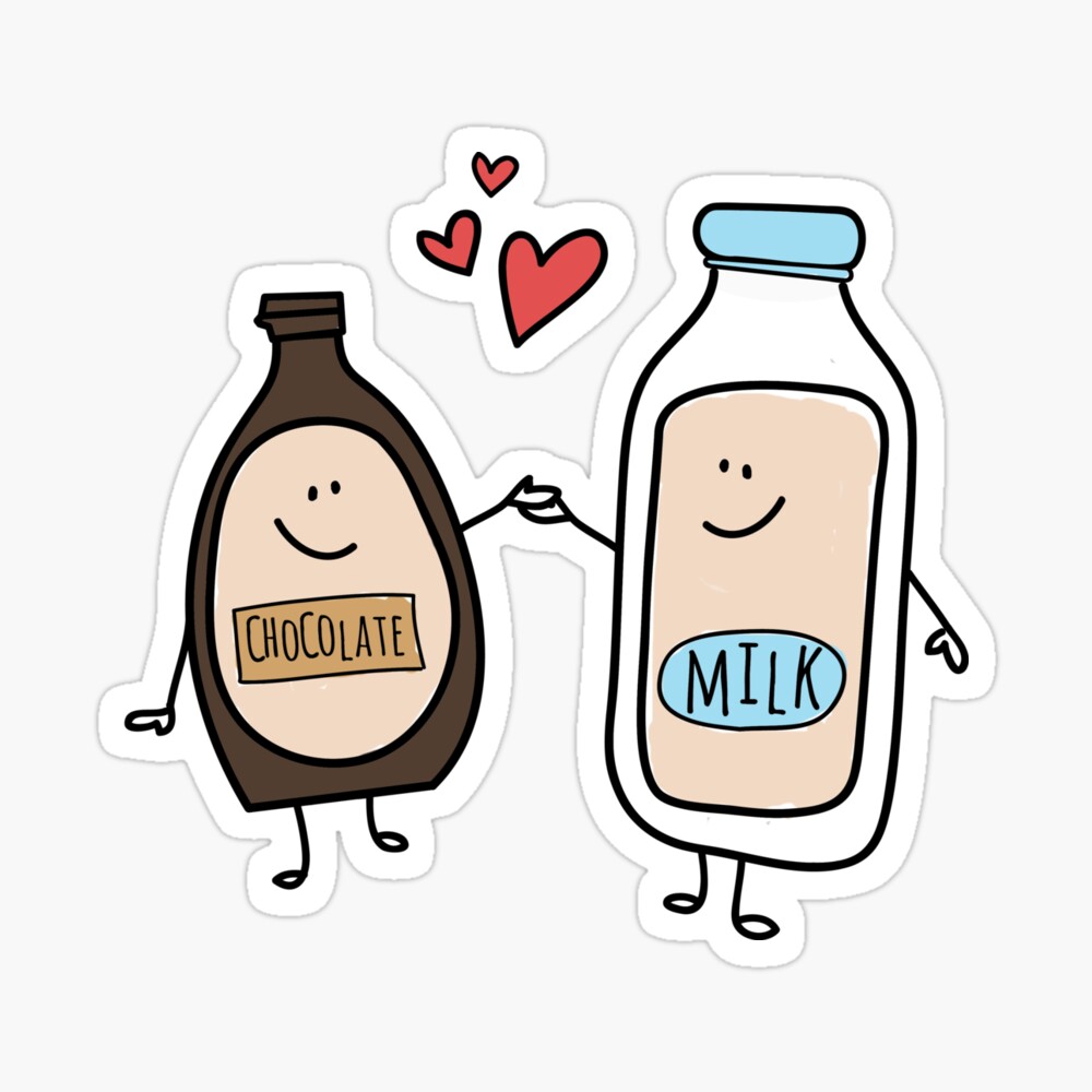 Better Together, Chocolate Milk Love Sticker