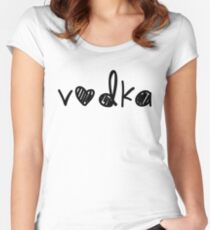 Cute Vodka Women's Fitted Scoop T-Shirt