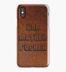 BAD MOTHER FUCKER Leather 2 iPhone Case/Skin