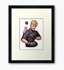 Badass Ron Stoppable x Rufus Framed Print