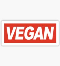 Pegatina vegano