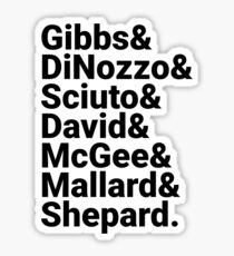 NCIS - Names Sticker