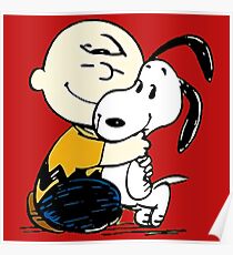 Snoopy and Charlie Soulmate Poster
