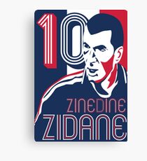 Zidane Canvas Print