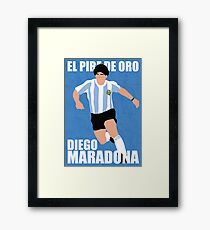 Maradona Framed Print