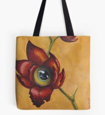 Eyeball Orchid Tote Bag