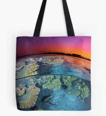 Dusk at the Red Sea Reef Tote Bag
