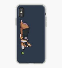 Vinilo o funda para iPhone Lazy Sploot Redhead Tricolor Corgi