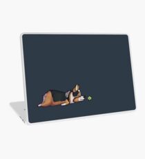 Lazy Sploot Redhead Tricolor Corgi Laptop Skin