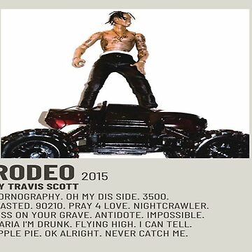 RODEO VINYL - TRAVIS SCOTT Sticker for Sale by wowthatsocool