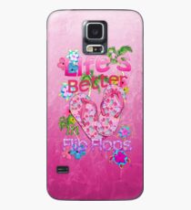 Life Is Better In Flip Flops Case/Skin for Samsung Galaxy