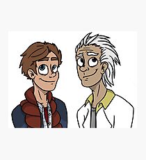Doc and Marty Photographic Print