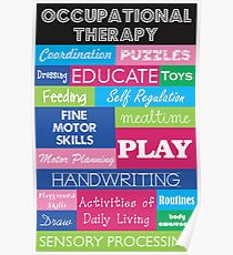 Pediatric Occupational Therapy Collage Poster