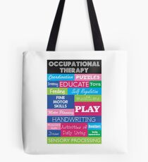 Pediatric Occupational Therapy Collage Tote Bag