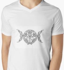 Triple Goddess Men's V-Neck T-Shirt