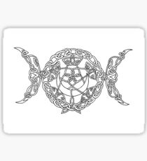 Triple Goddess Sticker