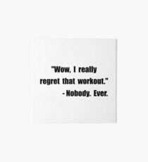Workout Quote Art Board