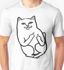 Camiseta unisex Gato del dedo medio
