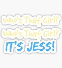 Who's That Girl? It's Jess! New Girl Sticker