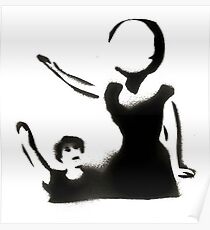 Neutrale Milch Hotel Schablone Poster