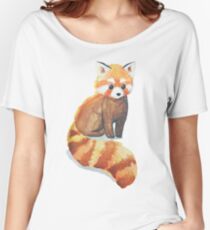 Red Panda Women's Relaxed Fit T-Shirt