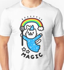 Magical Wizard Cat Slim Fit T-Shirt