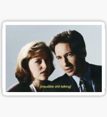 Mulder and Scully Sticker