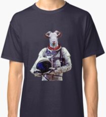 Ziege Astronaut im Weltraum Classic T-Shirt