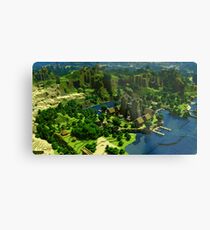 minecraft Metal Print