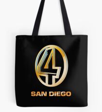 Channel 4 San Diego (Gold) Tote Bag