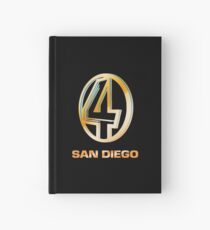 Channel 4 San Diego (Gold) Hardcover Journal