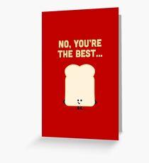 Character Building - Sliced Bread Greeting Card