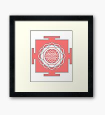 Yantra - cosmic conductor of energy. Yantra Sree . Sacred Geometry Framed Print