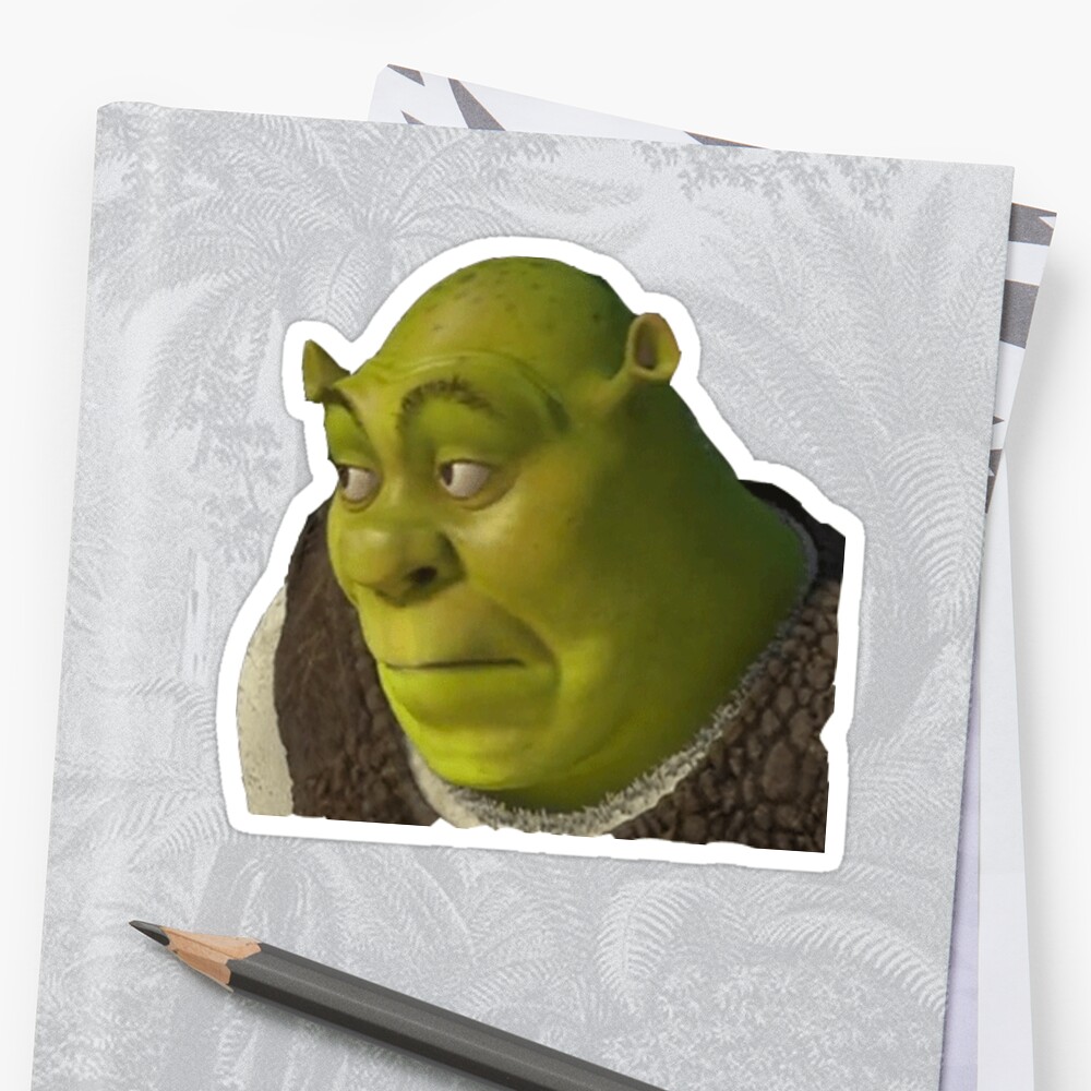  Shrek Sticker by RainyLainy Redbubble