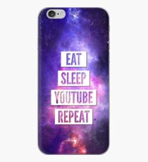 Eat Sleep YouTube Repeat iPhone Case