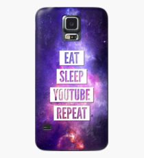 Eat Sleep YouTube Repeat Case/Skin for Samsung Galaxy