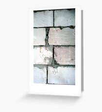 White . Greeting Card