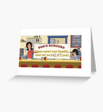Bobs Burgers Greeting Cards - Papergc%2C190x210%2Cw%2Cf8f8f8 Pad%2C210x230%2Cf8f8f8.lite 2u1 