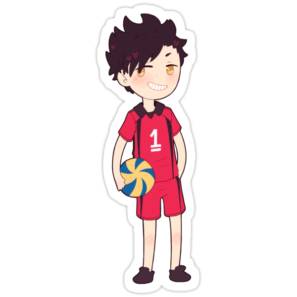 kuroo tetsurou haikyuu sticker stickers by flowermonster redbubble