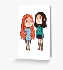Teen Wolf Allison and Lydia Greeting Card